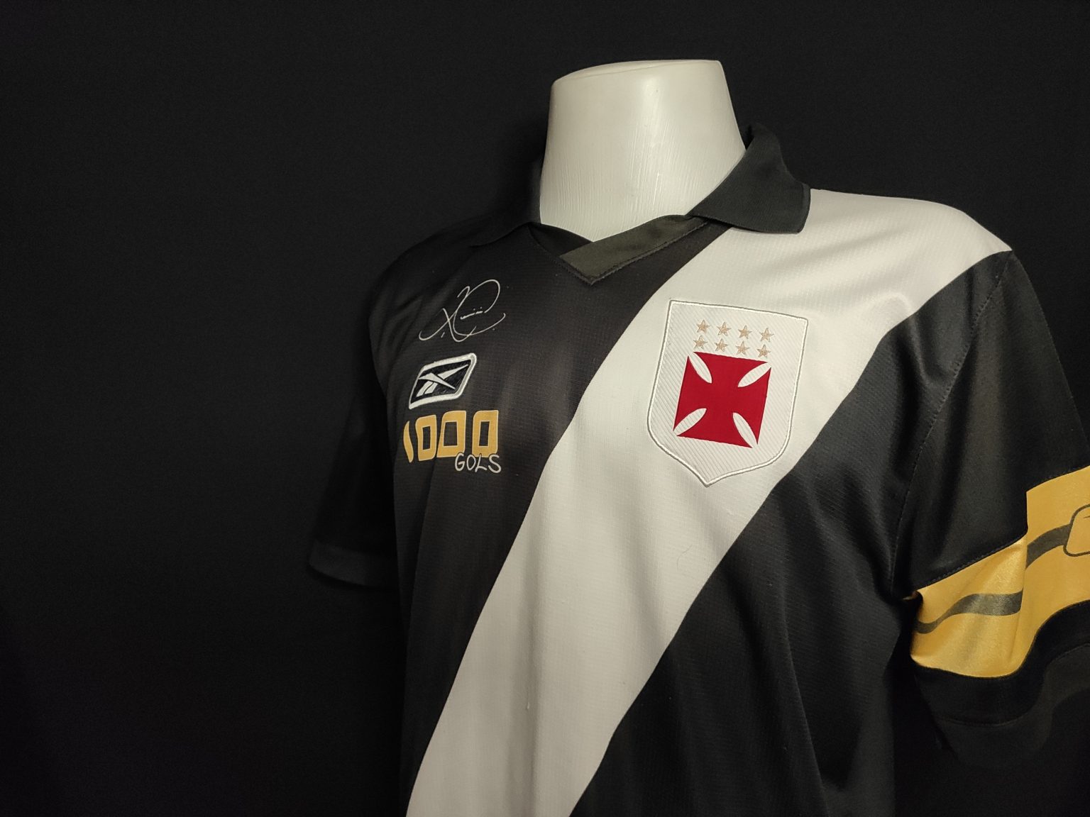 Camisa do Vasco Oficial I Jogos Internacionais Reebok 2007 11 Romário