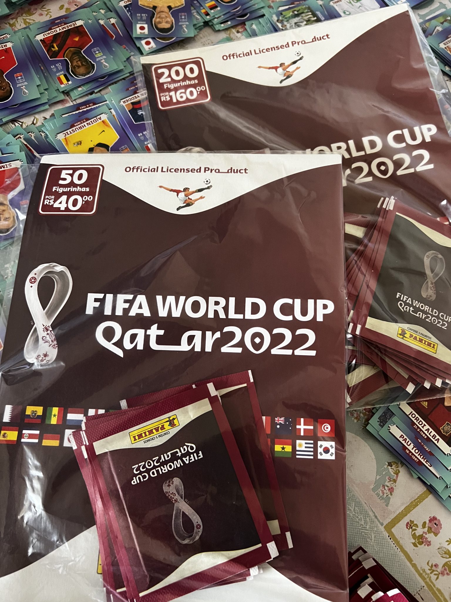 Kit 130 Envelopes Da Copa Do Mundo 2022 Fanatismo