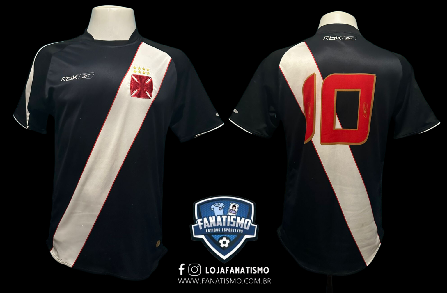 Camisa Do Vasco Oficial I Reebok 2006 2007 10 M Fanatismo