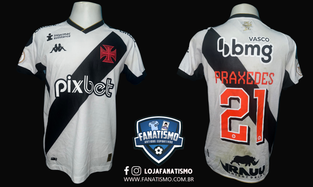 Camisa Do Vasco Oficial Ii Kappa Praxedes Usada Em Jogo Vs