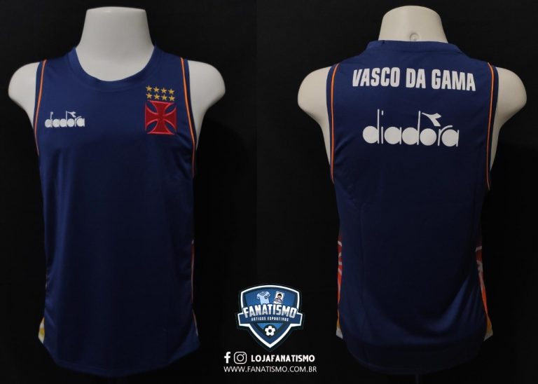 Regata do Vasco Oficial Treino Diadora 2018/2019 Nova Fanatismo Regata do Vasco Oficial Treino Diadora 2018/2019 Nova Fanatismo