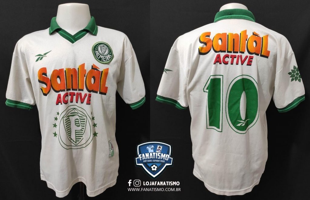 Camisa Do Palmeiras Oficial Ii Reebok 1998 10 Alex Usada Em Jogo Fanatismo 5655