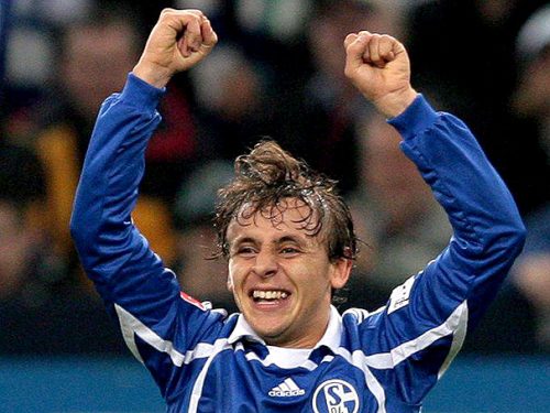 Camisa do Schalke 04 Oficial I Adidas 2005 Manga Longa #18 Rafinha De Jogo M - Image 2