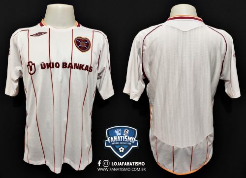 Camisa do Hearts-ESC Oficial II Umbro 2007/2008 S/Nº G