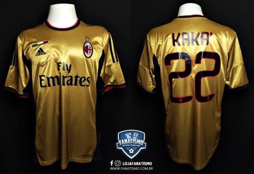 Camisa do Milan Oficial III Adidas 2013/2014 #22 Kaká GG