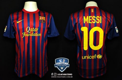 Camisa do Barcelona Oficial I Nike 2011/2012 #10 Messi M
