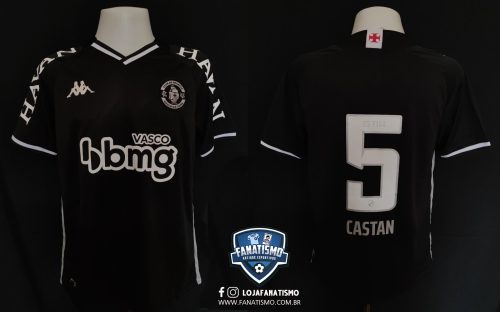 Camisa do Vasco Oficial III Kappa 2021 #5 Leandro Castán Usada em Jogo G