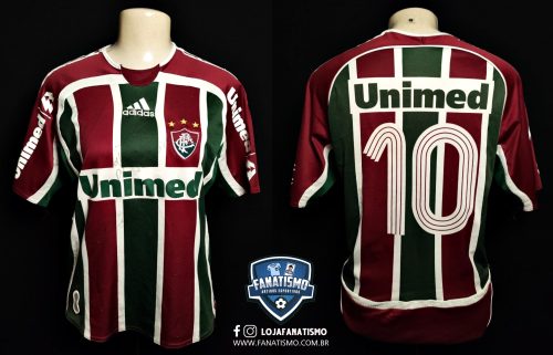 Camisa do Fluminense Oficial I Adidas 2006-2008 #10 Feminina/Infantil