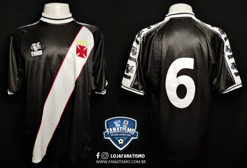 Camisa do Vasco Oficial I VG 2001 #6 Gilberto Usada em Jogo G