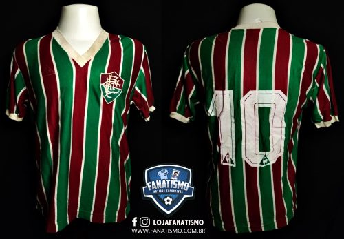Camisa do Fluminense Oficial I LeCoq Sportif 1984 #10 Assis Usada em Jogo