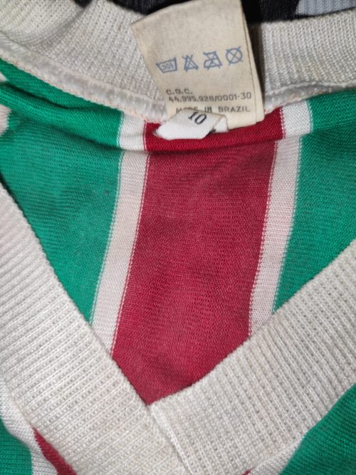 Camisa do Fluminense Oficial I LeCoq Sportif 1984 #10 Assis Usada em Jogo - Imagem 3