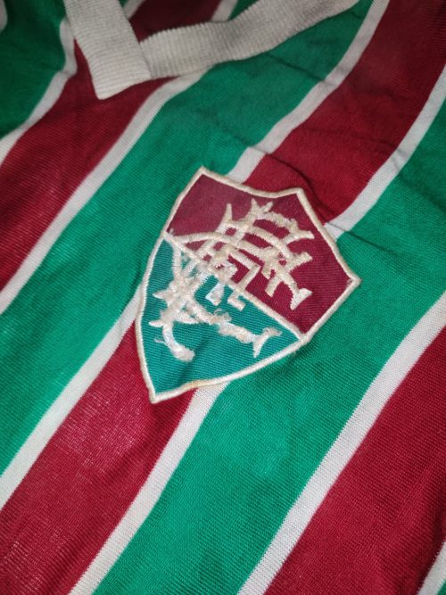 Camisa do Fluminense Oficial I LeCoq Sportif 1984 #10 Assis Usada em Jogo - Imagem 5