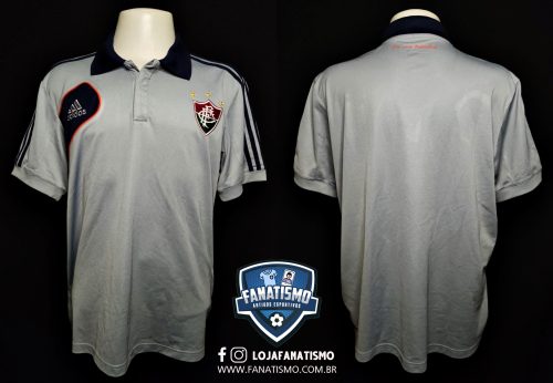 Camisa do Fluminense Oficial Polo Comissão Técnica Adidas 2012 G