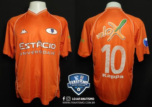 Camisa da Estácio de Sá Oficial I Kappa 2006 #10 Marcelinho Paulista G