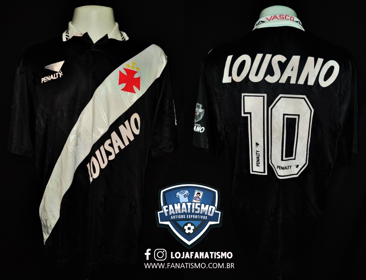 Camisa do Vasco Oficial I Penalty 1995 #10 GG