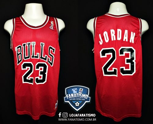 Camiseta do Chicago Bulls Oficial I Champion NBA Anos 90 #23 Michael Jordan