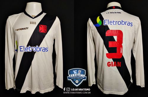 Camisa do Vasco Oficial II Manga Longa Penalty 2009 #3 Gian De Jogo G