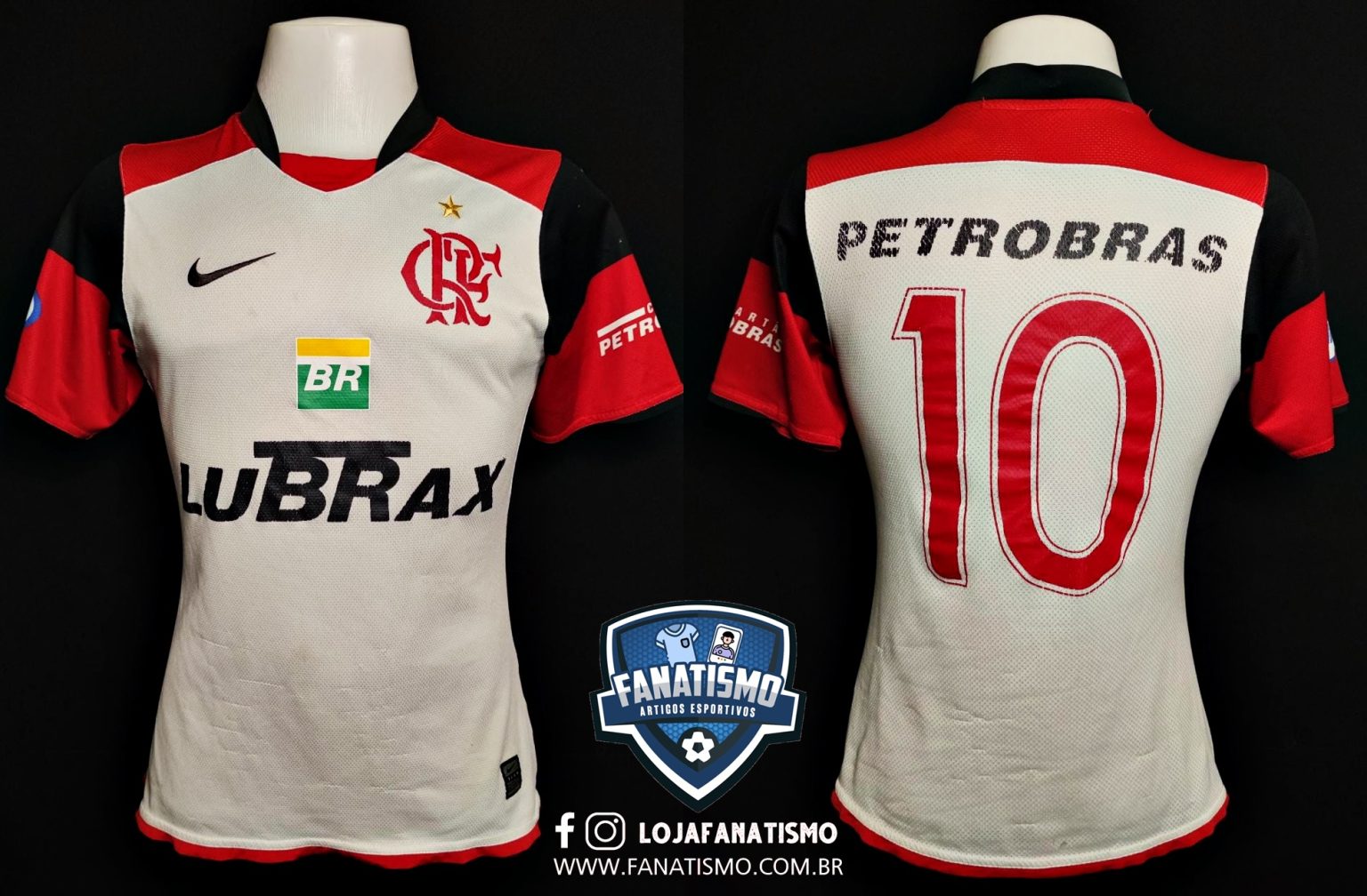 Camisa do Flamengo Oficial II Nike 2007 #10 P - Fanatismo