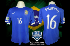 Camisa da Seleção Brasileira Oficial Treino Nike 2008 G - Fanatismo