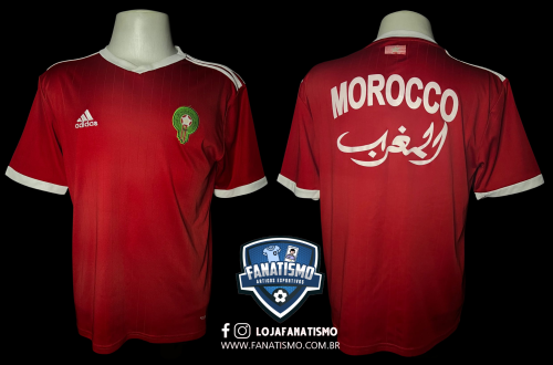 Camisa da Seleção de Marrocos Oficial I Adidas 2018 S/Nº