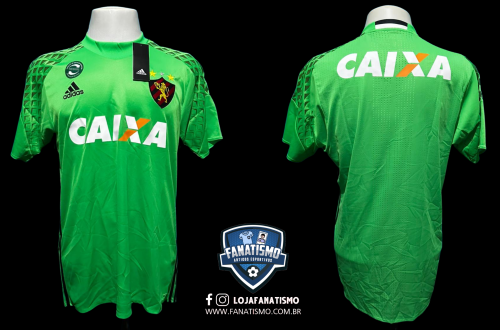 Camisa do Sport Recife Oficial Goleiro Verde Adidas 2016 S/Nº Nova G