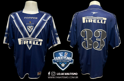 Camisa do Vélez Sarsfield-ARG Oficial II Topper 2005/2006 #33 Usada em Jogo GG