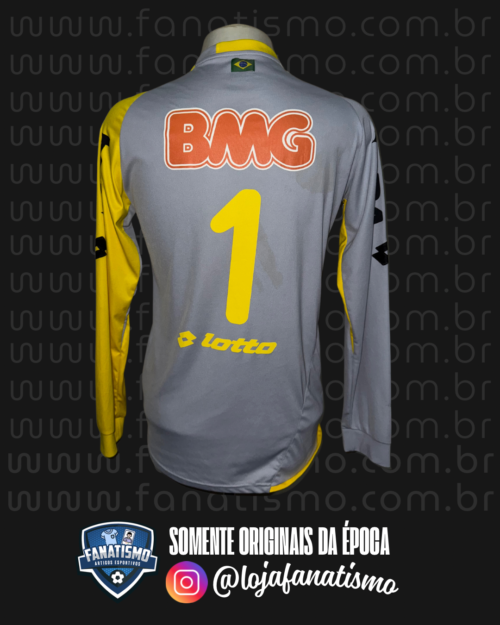 Camisa do Coritiba Oficial Goleiro Manga Longa Goleiro Lotto 2010 #1 G - Imagem 2