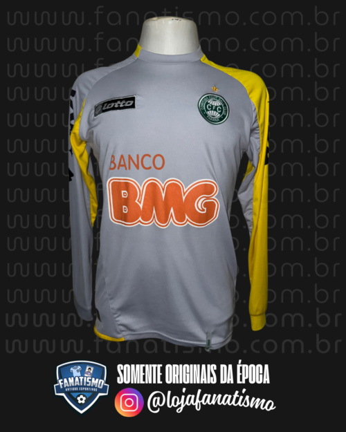 Camisa do Coritiba Oficial Goleiro Manga Longa Goleiro Lotto 2010 #1 G