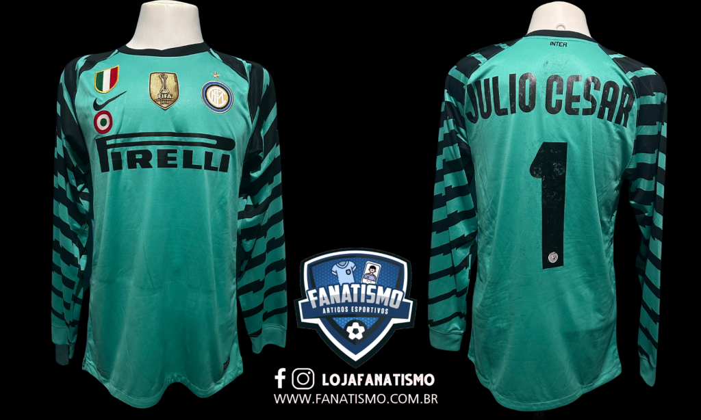 Camisa da Inter de Milão Oficial Goleiro Nike 2011 #1 Júlio César