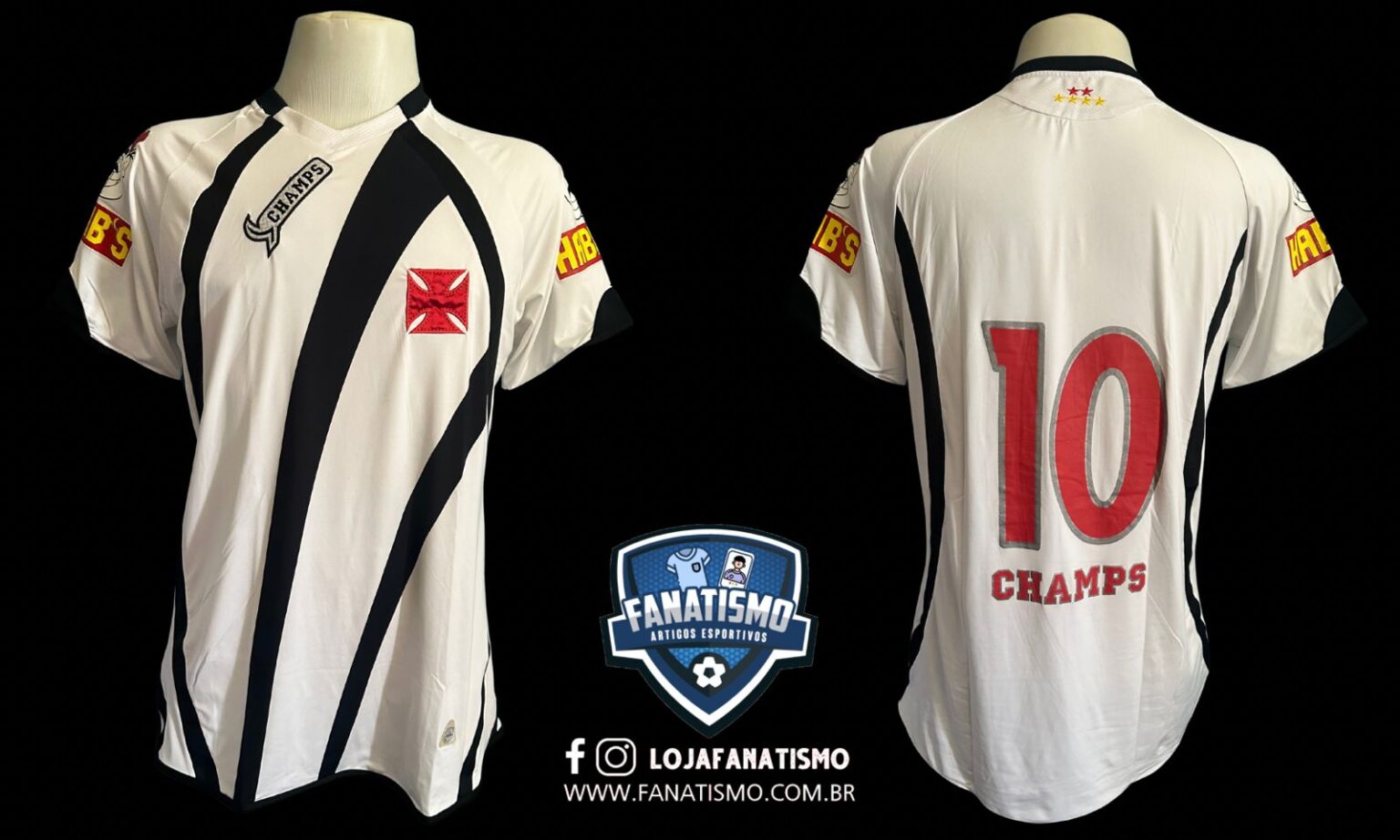 Camisa do Vasco Oficial III Champs 2009 S/Nº G - Fanatismo