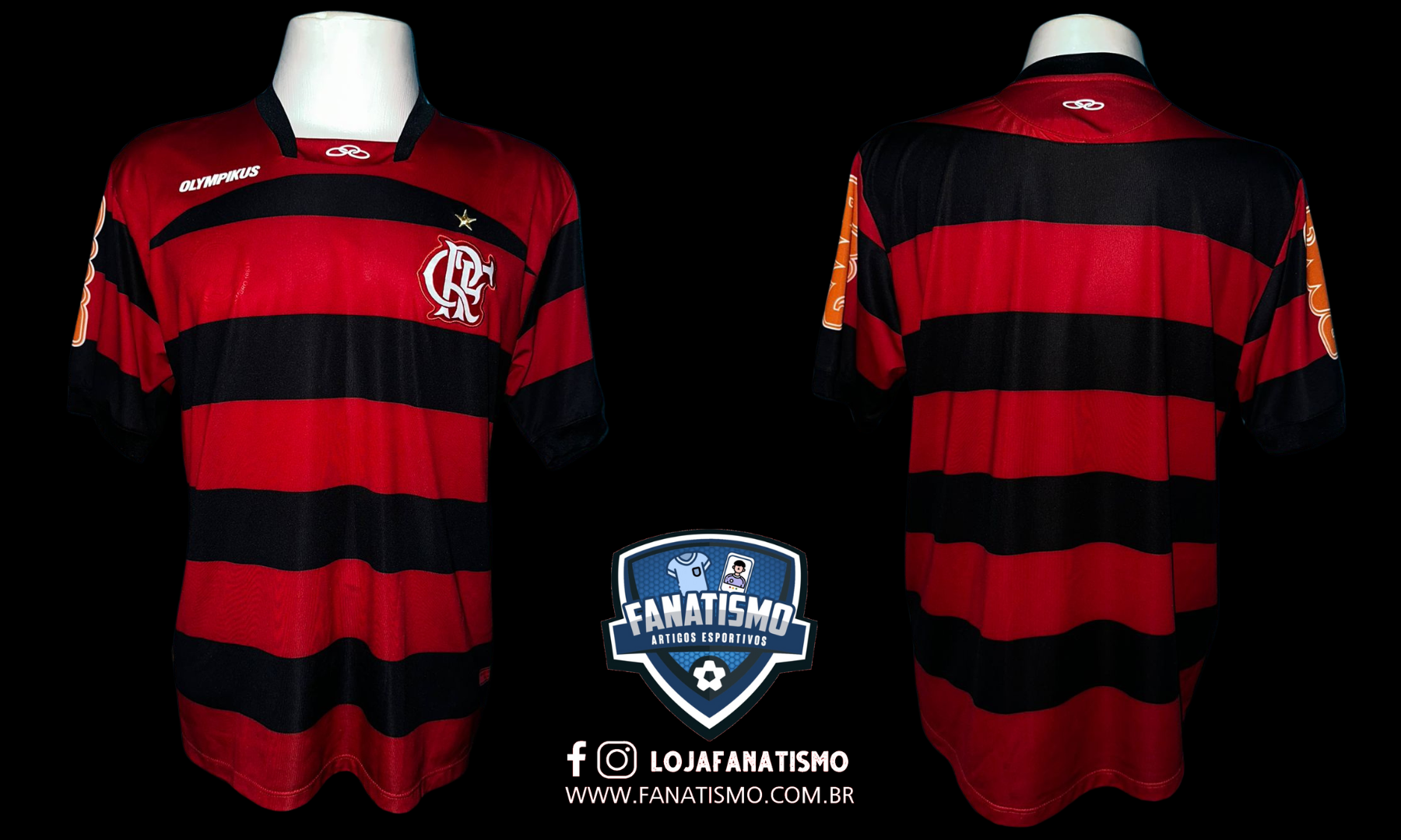 Camisa do Flamengo Oficial I Olympikus 2011 S/Nº G