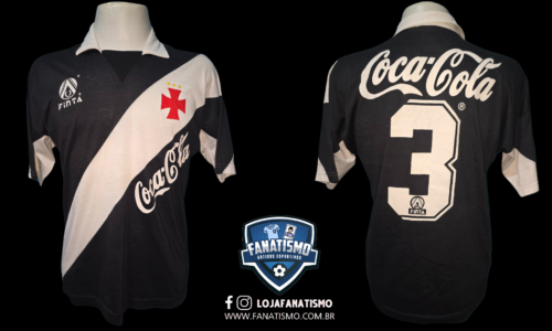 Camisa do Vasco Oficial I Finta 1992 #3 Alexandre Torres Usada em Jogo G
