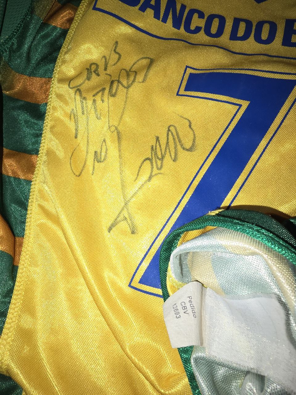 Camisa da Seleção Brasileira Oficial I Olympikus Anos 2000 #7 De Jogo - Imagem 2