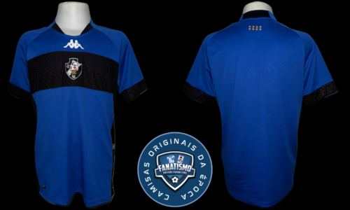 Camisa do Vasco Oficial Goleiro Azul Kappa 2022/2023 S/Nº G