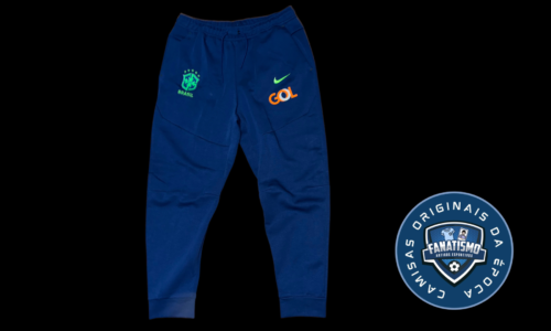 Calça da Seleção Brasileira Oficial Comissão Técnica Nike 2024 Nova GG