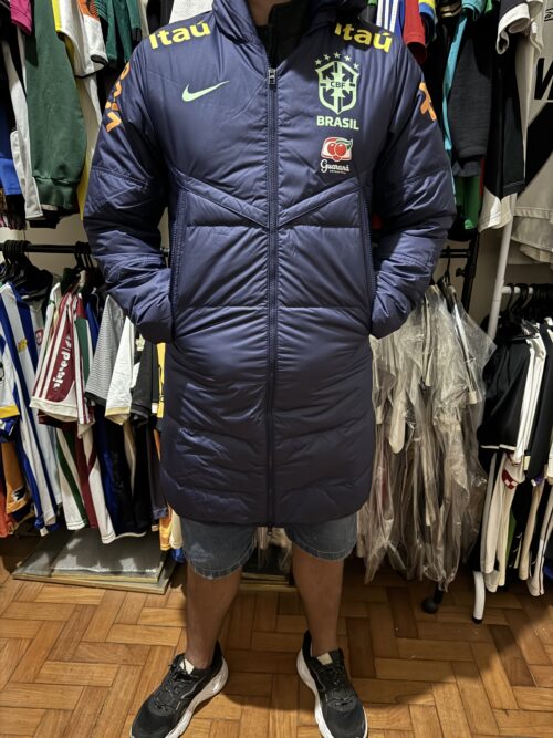Parka da Seleção Brasileira Oficial Nike 2024 Nova - Image 2