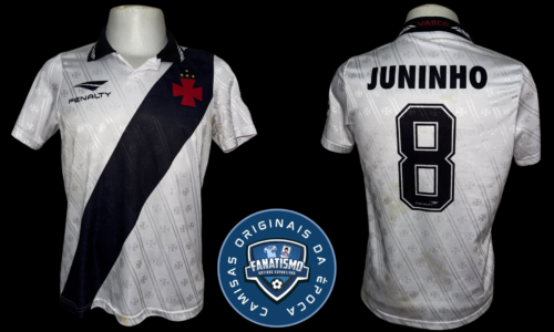 Camisa do Vasco Oficial Reedição Penalty 1995 #8 Juninho Pernambucano M