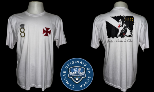 Camisa do Vasco Oficial Casual 'Juninho Pernambucano, o Reizinho da Colina'