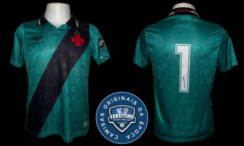 Camisa do Vasco Oficial Reedição Penalty 1995 #1 Carlos Germano M