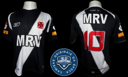 Camisa do Vasco Oficial I Reebok 2008 #10 Edmundo M