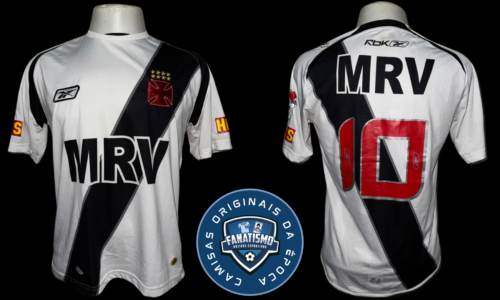 Camisa do Vasco Oficial II Reebok 2008 #10 Edmundo M