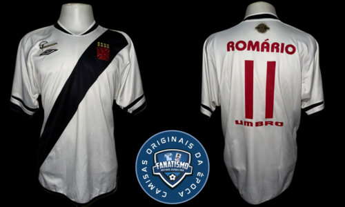 Camisa do Vasco Oficial II Umbro 2005 #11 Romário '20 Anos de Carreira' GG
