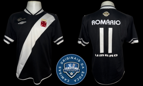 Camisa do Vasco Oficial I Umbro 2005 #11 Romário ‘20 Anos de Carreira’ M