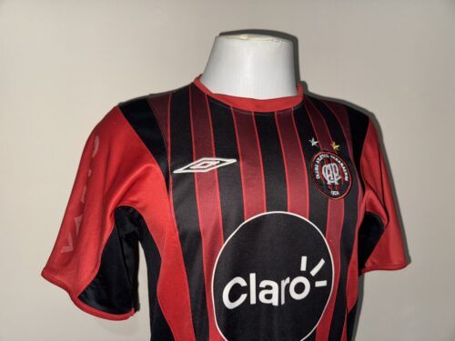 Camisa do Athletico/PR Oficial I Umbro 2004 #10 M - Image 4