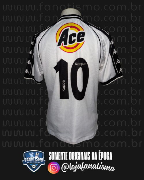 Camisa do Vasco Oficial II Kappa 1999/2000 #10 M - Image 2