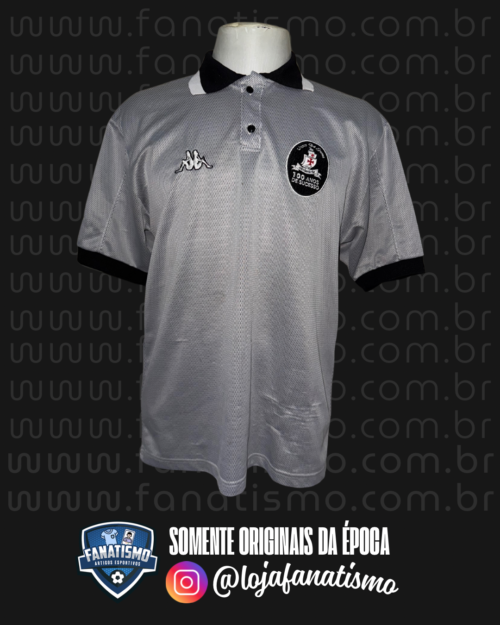 Camisa do Vasco Oficial Polo Centenário Kappa 1998 G