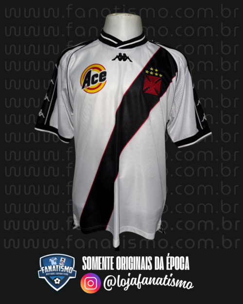 Camisa do Vasco Oficial II Kappa 1999/2000 #10 Edmundo G