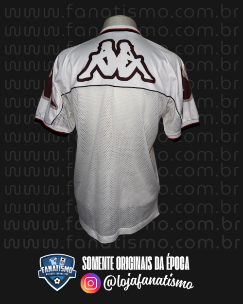 Camisa do Vasco Oficial Treino Branca Kappa 1998 M - Image 2