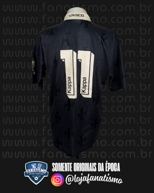 Camisa do Vasco Oficial I Kappa 1995/1996 #11 Usada em Jogo Futsal G - Image 2