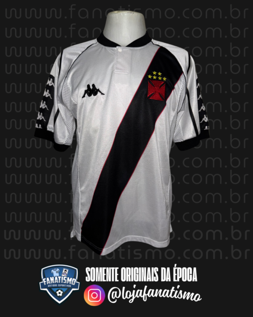 Camisa do Vasco Oficial II Kappa 1999 #6 Felipe Usada em Jogo
